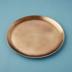 Aged Bronze Charger Plate