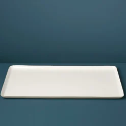 Alto Oversized Rectangular Tray, Dove