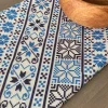 Blue Tatreez Tea Towel