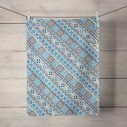 Blue Tatreez Tea Towel