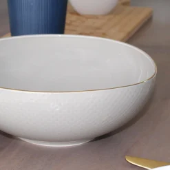 Camille Bone China Large Serving Bowl