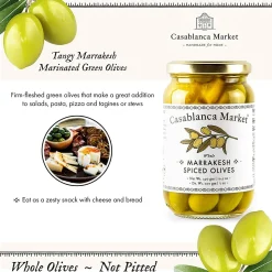 Casablanca Market Marrakesh Spiced Green Olives