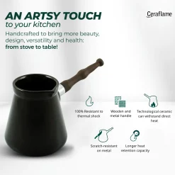 Ceraflame Ibrik — Handcrafted Ceramic Coffee Pot