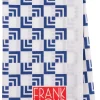 Frank Lloyd Wright Nested Squares Printed Towel - Blue