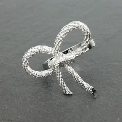 Gold Plated Bow Napkin Ring