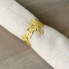 Grateful Napkin Ring - Gold