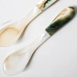 Gre Mother of Pearl Seashell Spoon
