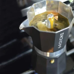 Grosche Milano Stovetop Espresso Maker, Black