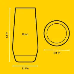 Gwen Highball Everyday Drinking Glasses 18 oz - Set of 4