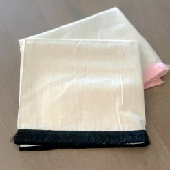 Handmade Black Fringe Tea Towel