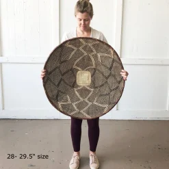 Handwoven Binga Wall Basket — Zimbabwe