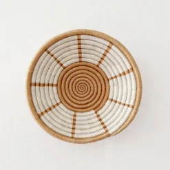 Handwoven Sisal Basket — Rwanda (8")