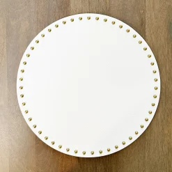Harvey Studded Leather Placemats - Set of 4