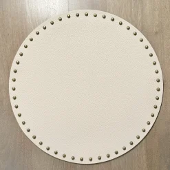 Harvey Studded Leather Placemats - Set of 4
