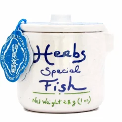 Herbs de Provence in a handmade crock | Anysetiers du Roy