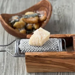 Italian Olivewood Box Cheese Grater