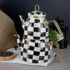 Jana Checkered Teapot