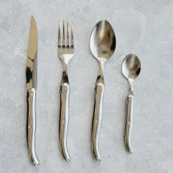 Laguiole 24 Piece Flatware Set, Platine Stainless Steel