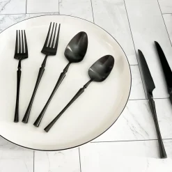 Laurel Flatware Set - Black