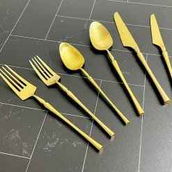 Laurel Flatware Set - Gold