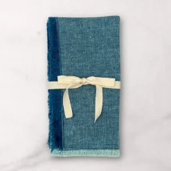 Lilia Napkins Set of 4, Ocean