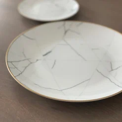 Marble Pattern Bone China Dinnerware