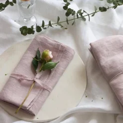 Pink Cotton Napkin - Set of 4