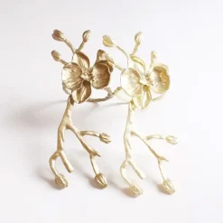 Plum Blossom Napkin Ring - Set of 4