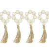 Prayer Bead Napkin Rings - Set of 4