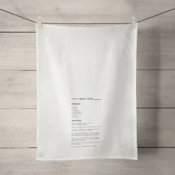 Qatayif recipe tea towel