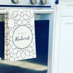 Ramadan Mubarak Tea Towel