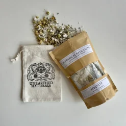 Reusable Cotton Muslin Bath Soak Bags (4x6