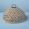 Safirah Bamboo Cloche, Black & Natural