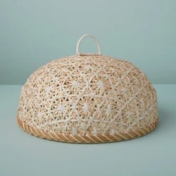 Safirah Bamboo Cloche, Pearl & Natural