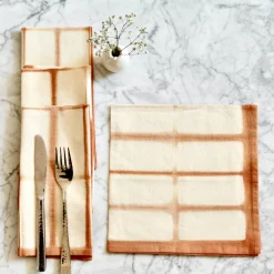 Shibori Hand Dyed Napkins - Set of 4