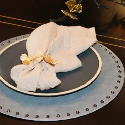 Studded Leather Placemats - Set of 4
