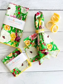 Terrace Garden Cloth Napkins, set of four