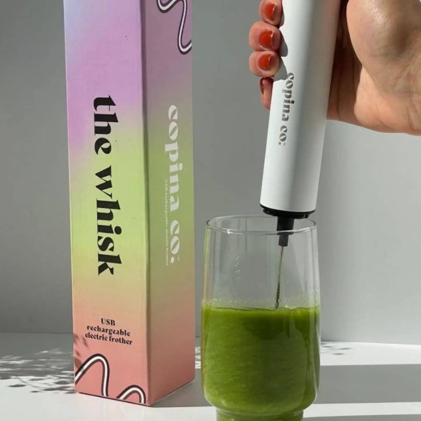 The Whisk Electric Milk Frother