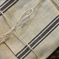 Thieffry Belgian Linen Tablecloth, Rectangle, Black