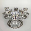 Tulips Turkish Tea Cups - Set of 6